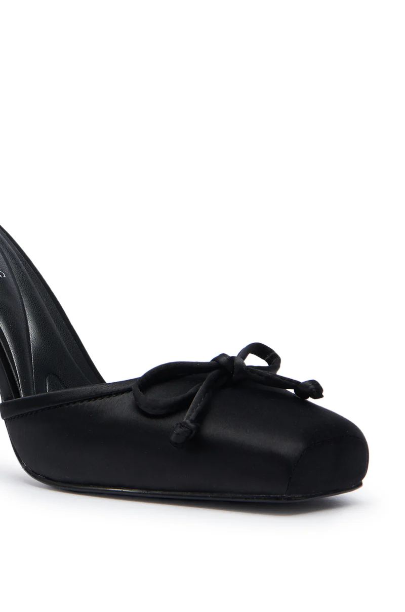 AZALEA WANG AURORIA BLACK BALLET PLATFORM PUMP - Image 7