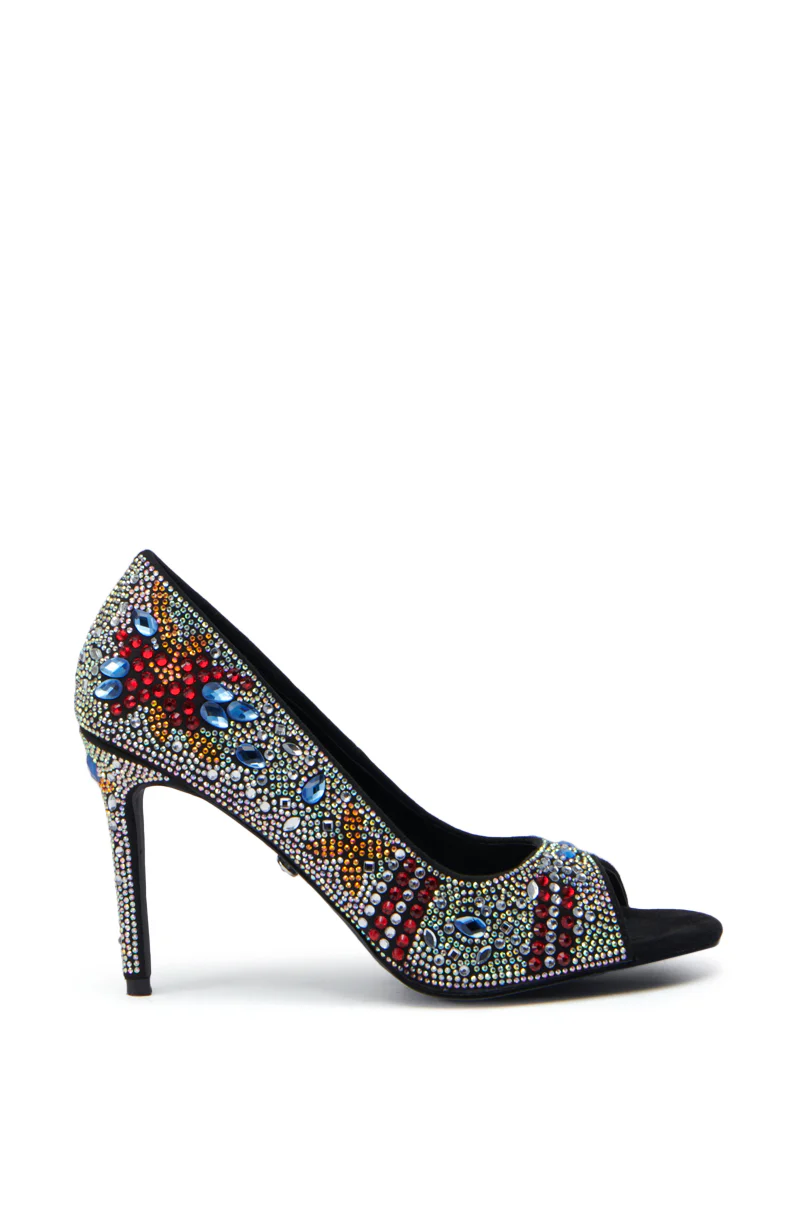 AZALEA WANG AZORA MULTI EMBELLISHED SANDAL - Image 3
