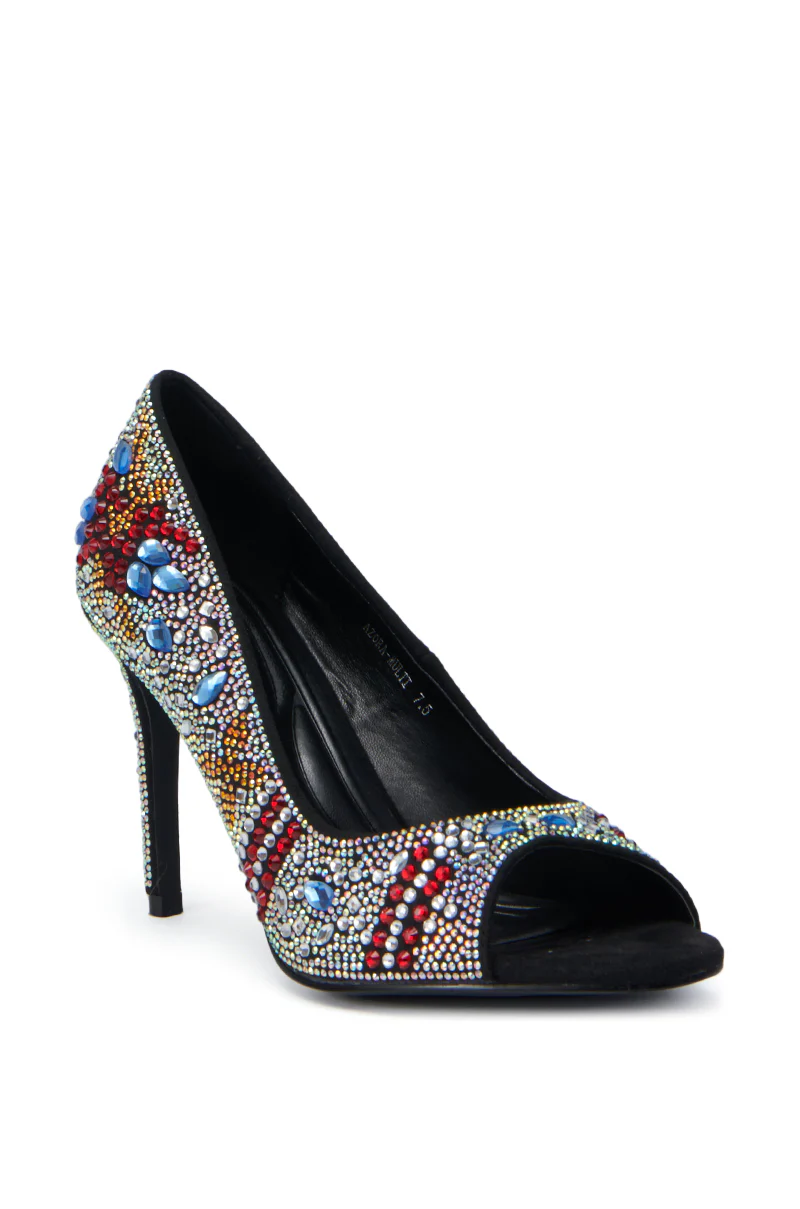 AZALEA WANG AZORA MULTI EMBELLISHED SANDAL - Image 4