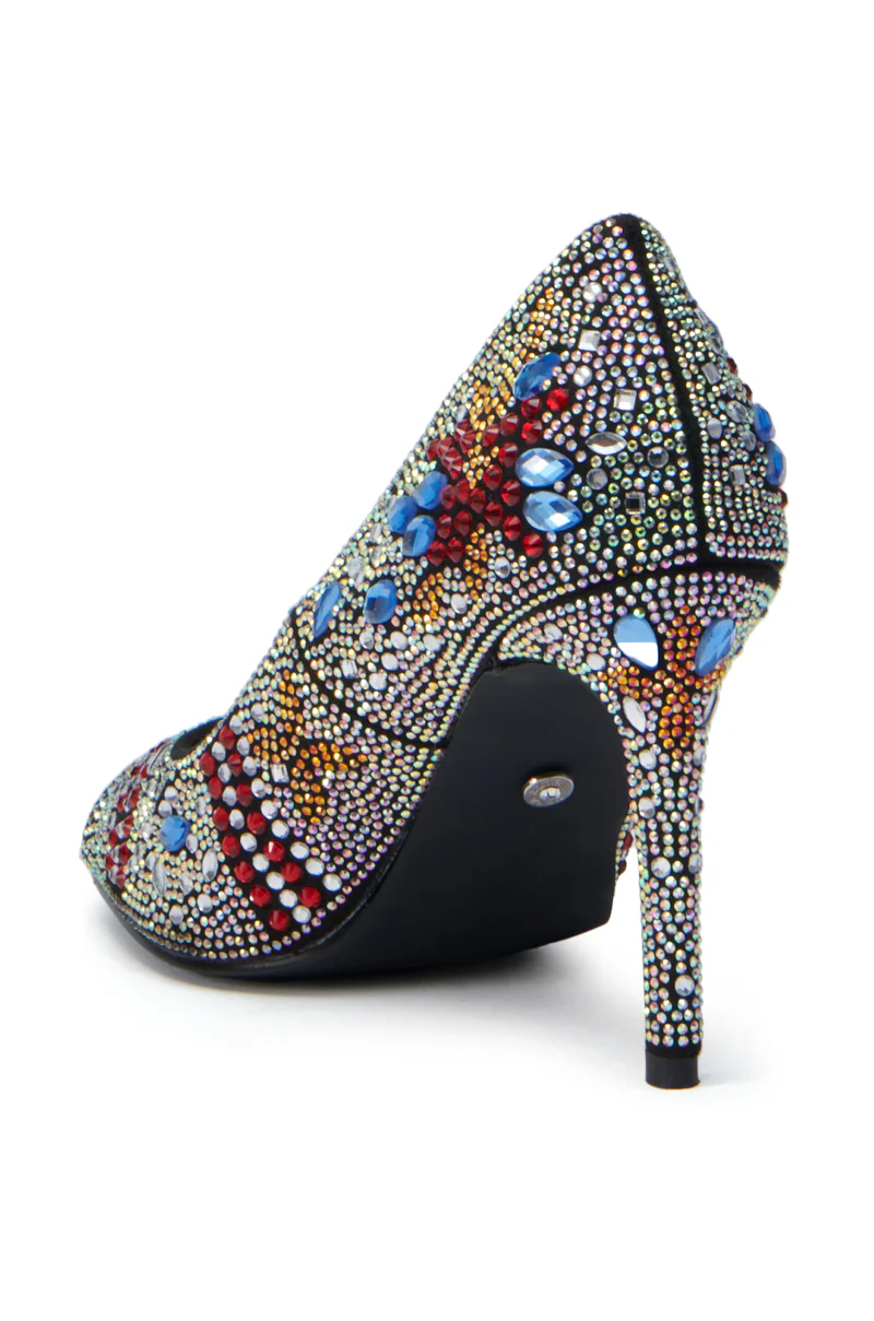 AZALEA WANG AZORA MULTI EMBELLISHED SANDAL - Image 5