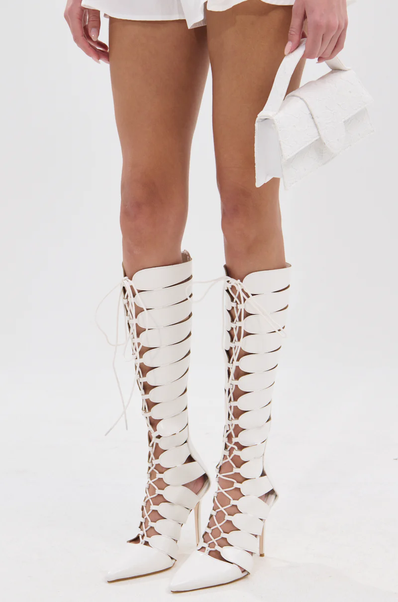 AZALEA WANG BASTIAN WHITE BOOT - Image 2