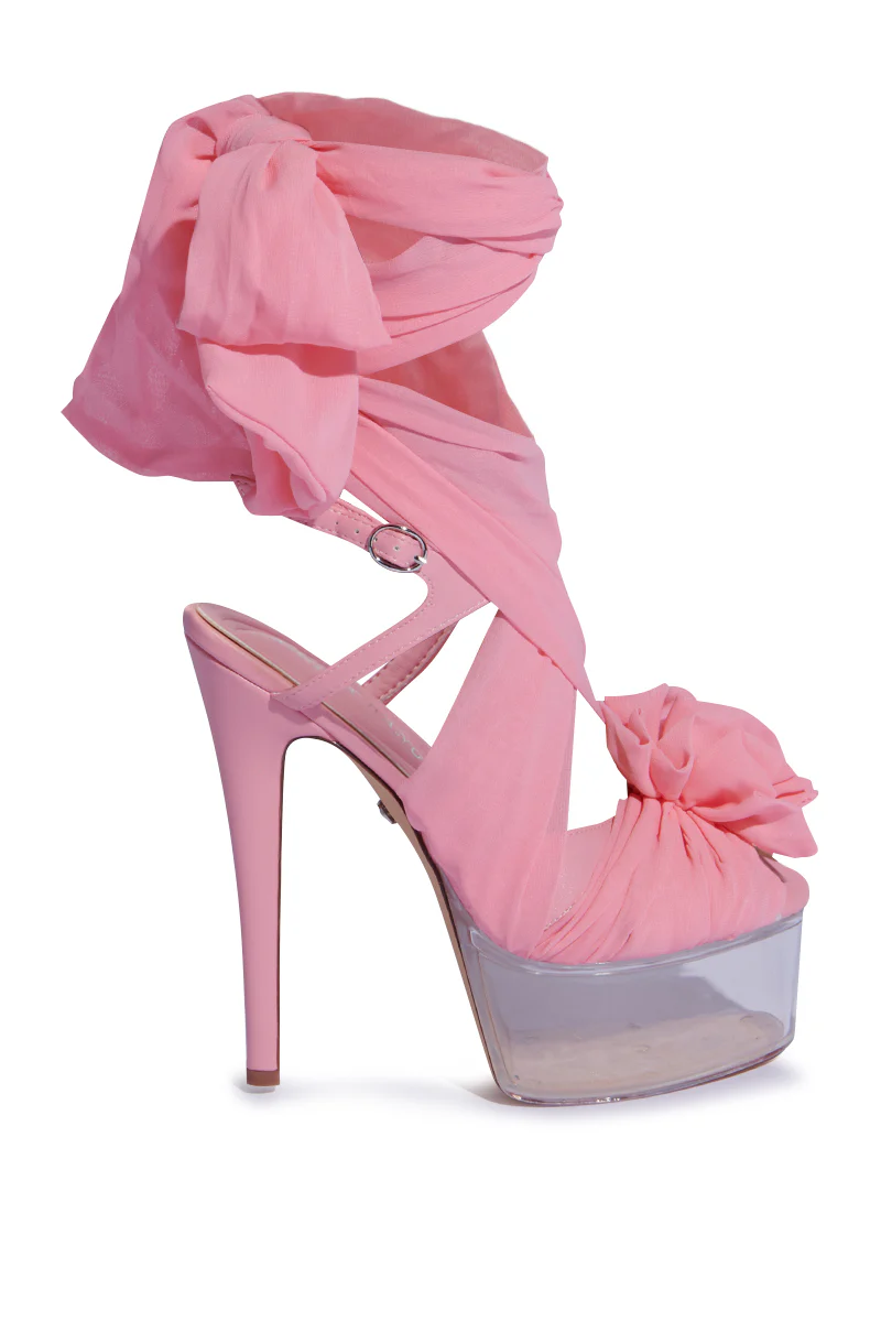 AZALEA WANG BEAUDEN PINK STILETTO SANDAL - Image 7