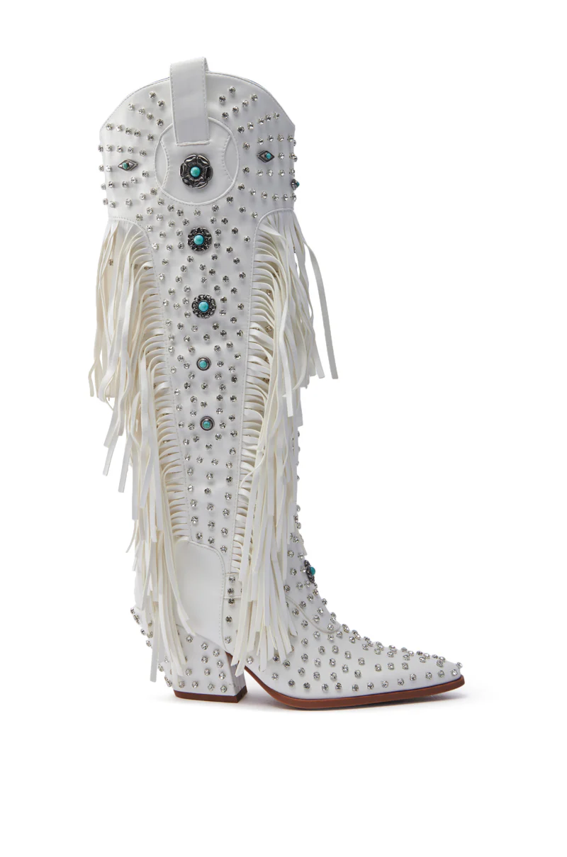 AZALEA WANG BENNETT WHITE BOOT - Image 5