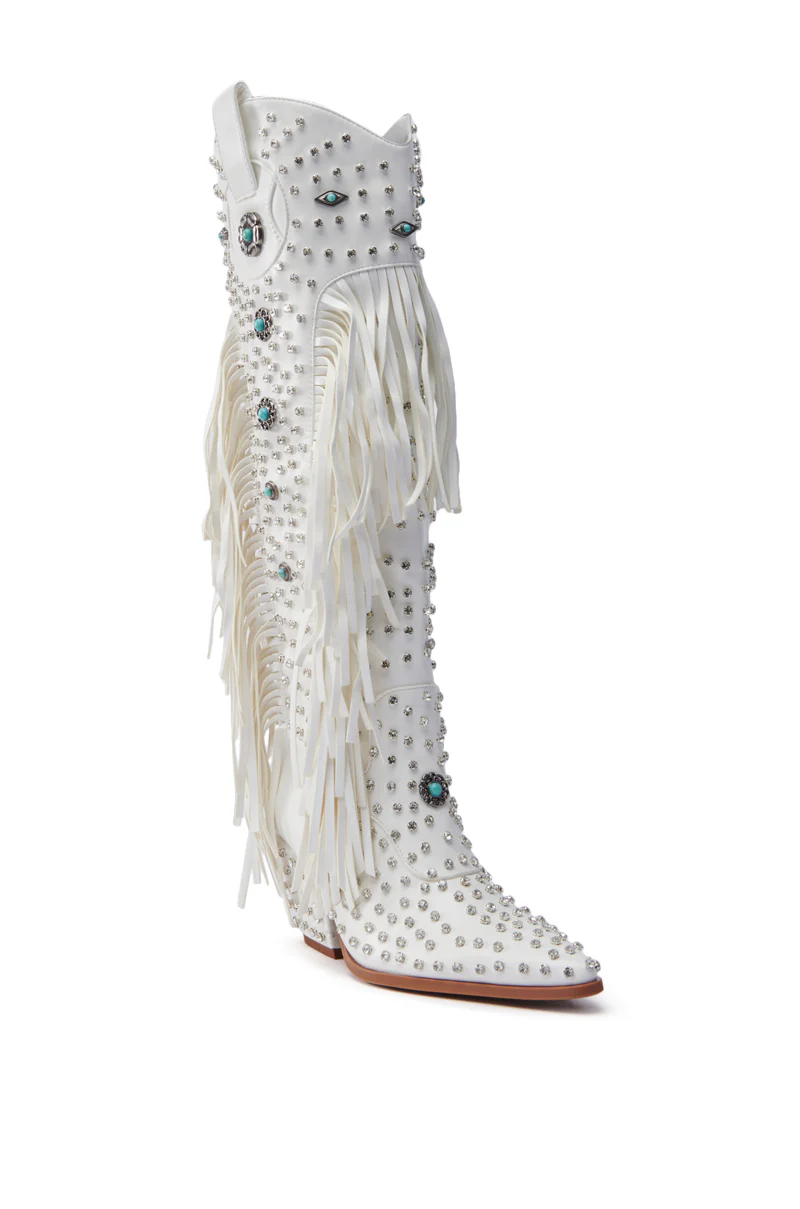 AZALEA WANG BENNETT WHITE BOOT - Image 6