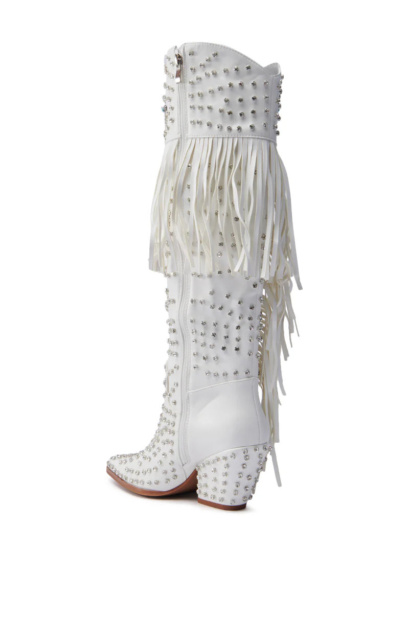 AZALEA WANG BENNETT WHITE BOOT - Image 7