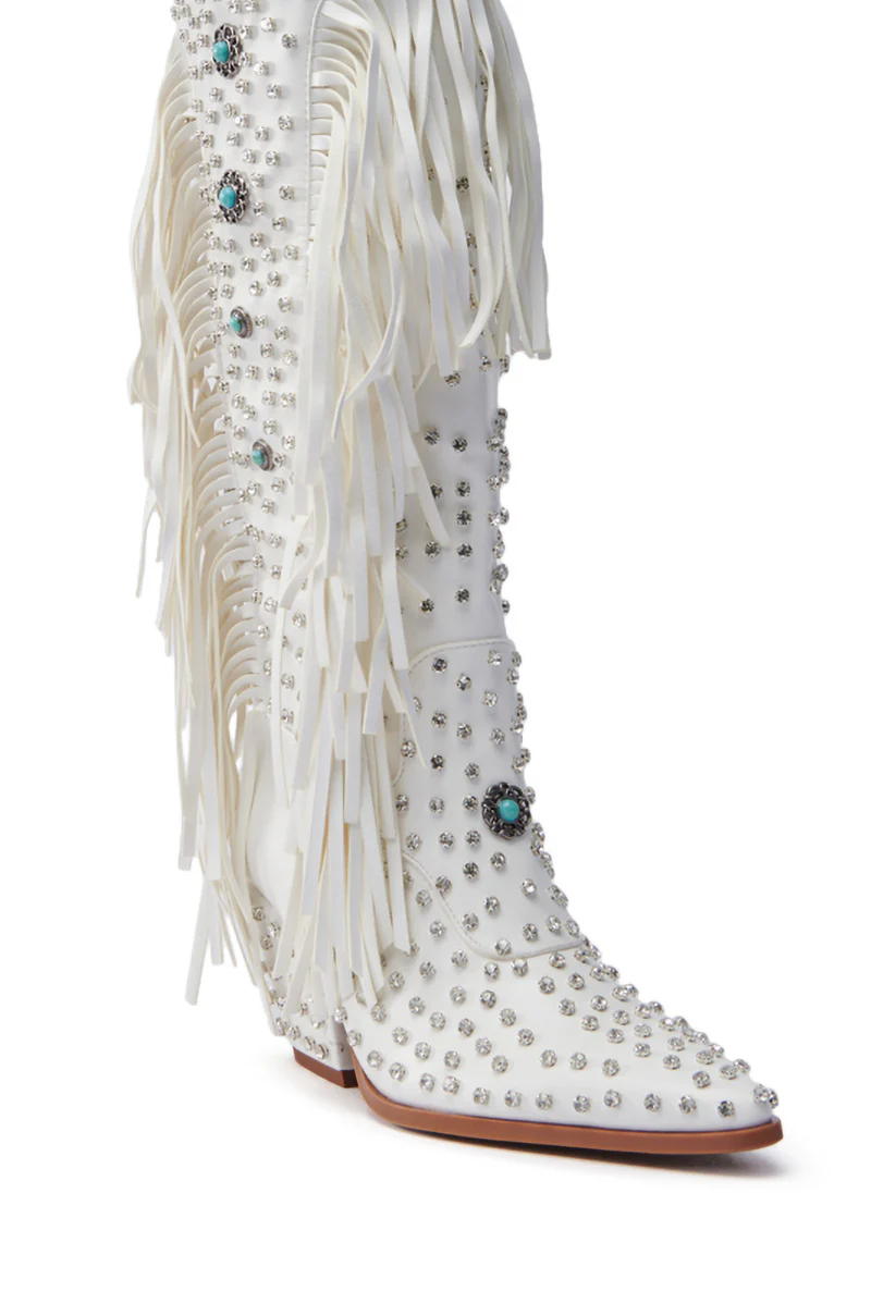AZALEA WANG BENNETT WHITE BOOT - Image 8