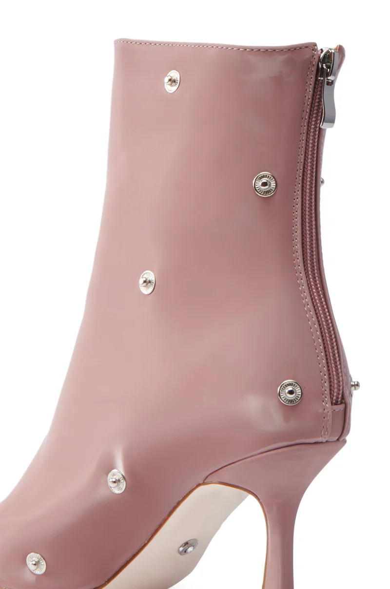 AZALEA WANG BIRD SONG SNAP OPEN TOE BOOTIE IN MAUVE - Image 10