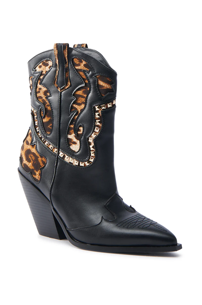 AZALEA WANG BRIGGITTA LEOPARD BOOT - Image 5