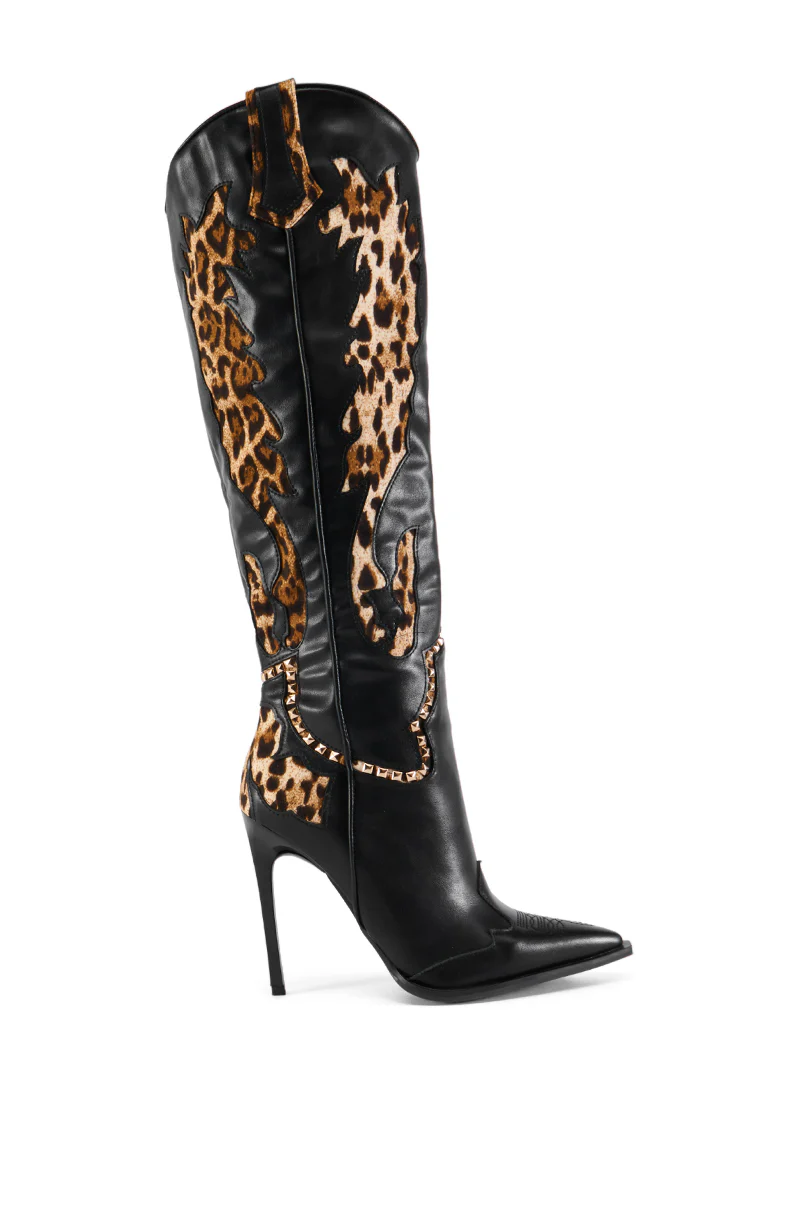 AZALEA WANG BRIGGS LEOPARD BOOT - Image 4