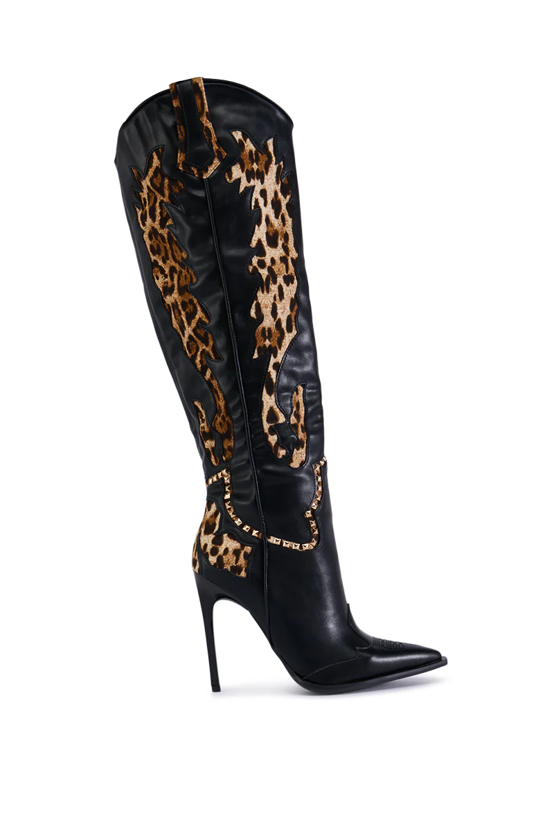 AZALEA WANG BRIGGS LEOPARD BOOT - Image 3