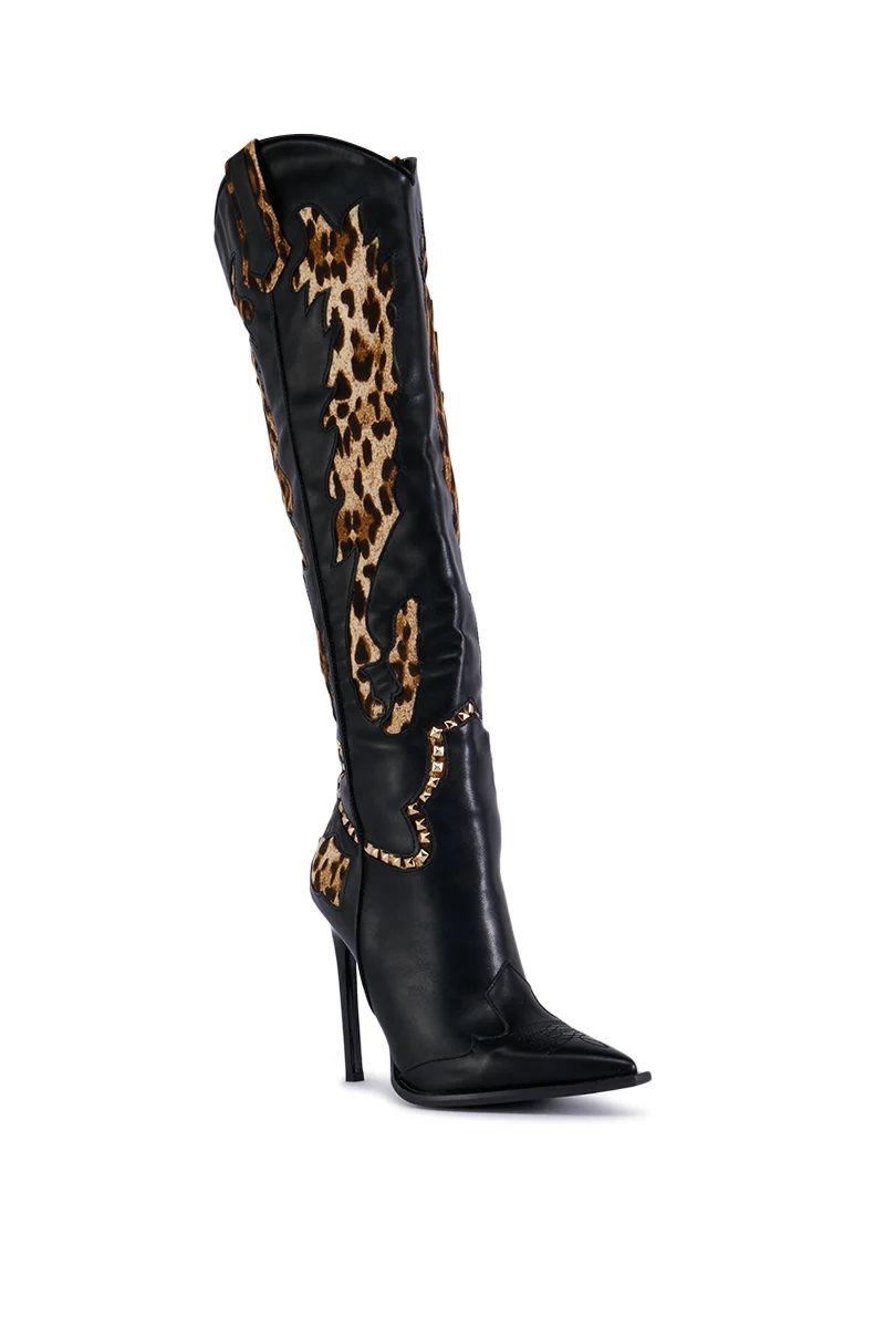 AZALEA WANG BRIGGS LEOPARD BOOT - Image 4