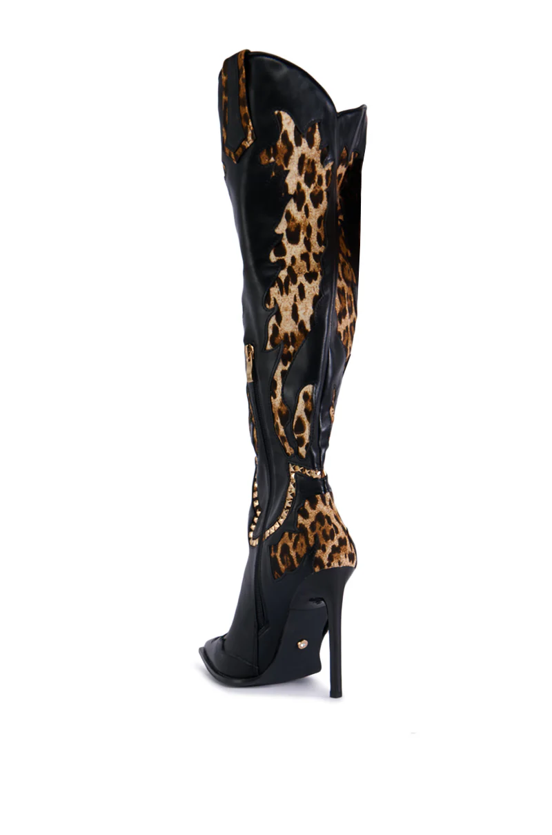 AZALEA WANG BRIGGS LEOPARD BOOT - Image 5