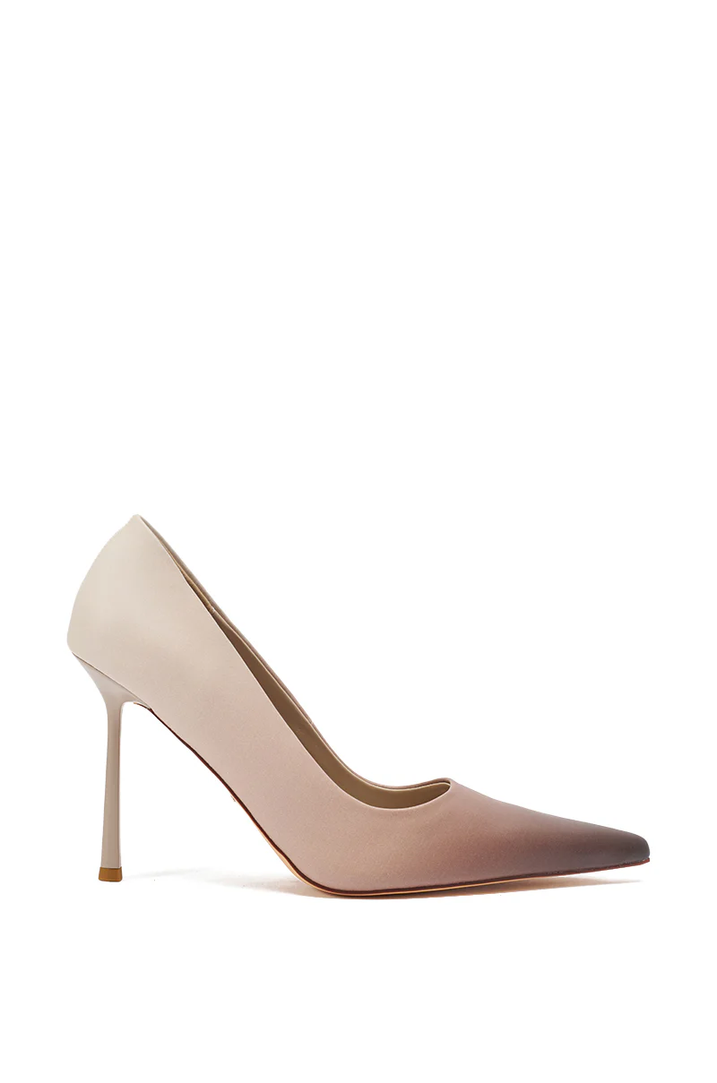 AZALEA WANG BROWN OMBRE EFFECT STILETTO PUMP - Image 3