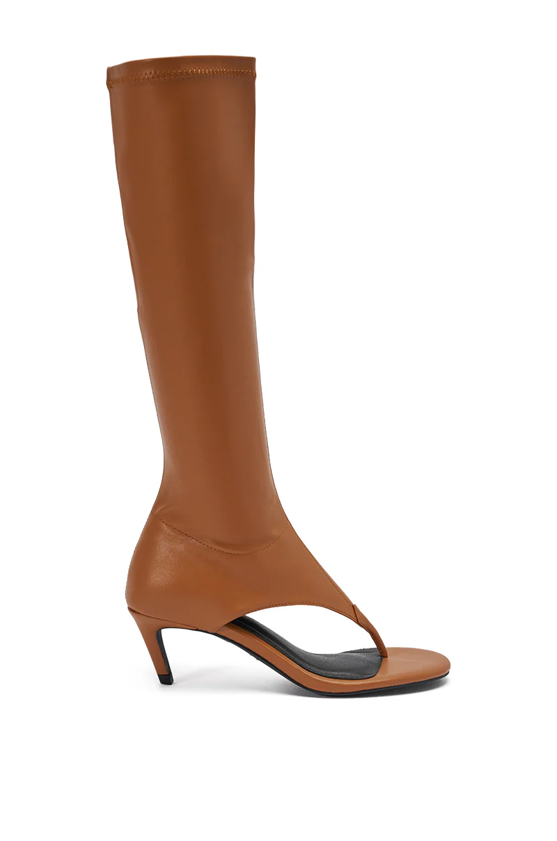 AZALEA WANG CECILE TAN PU SANDAL - Image 4