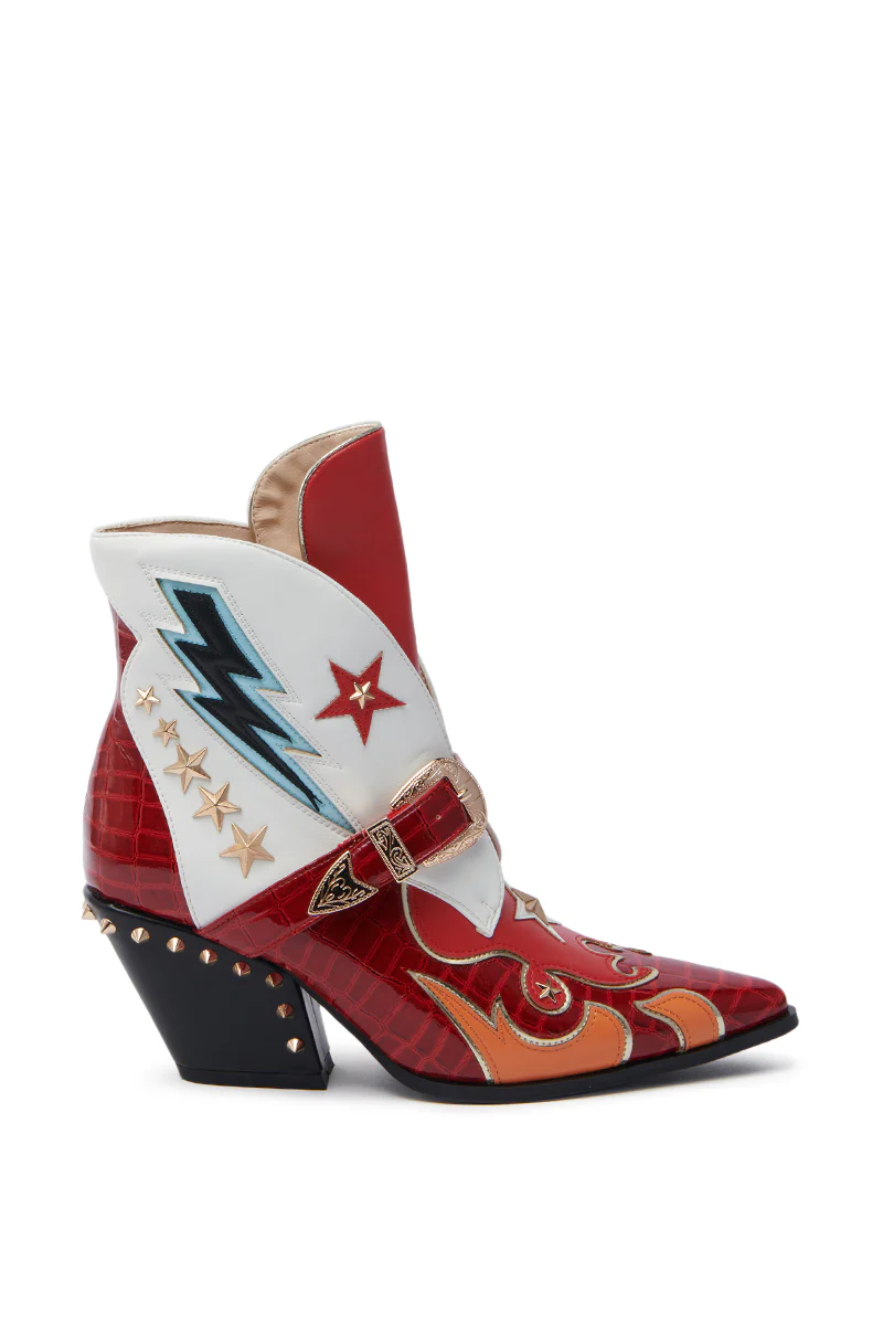 AZALEA WANG CHANNING MULTI WESTERN BOOTIE - Image 7
