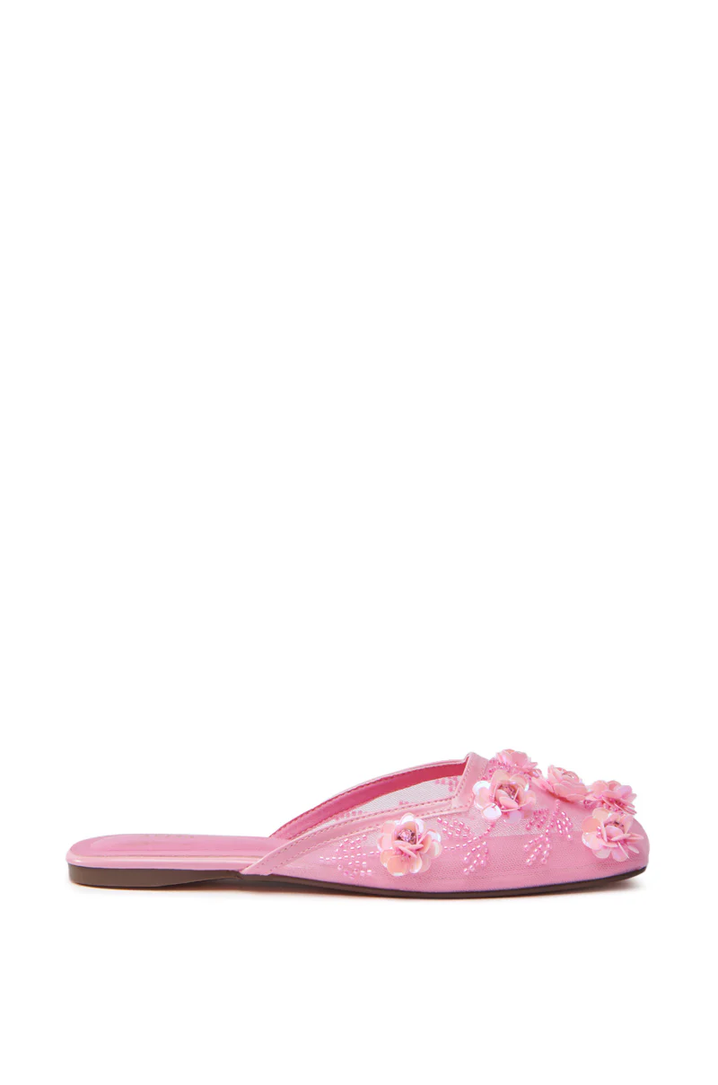 AZALEA WANG CHERINA PINK FLAT WITH EMBELLISHMENT - Image 3