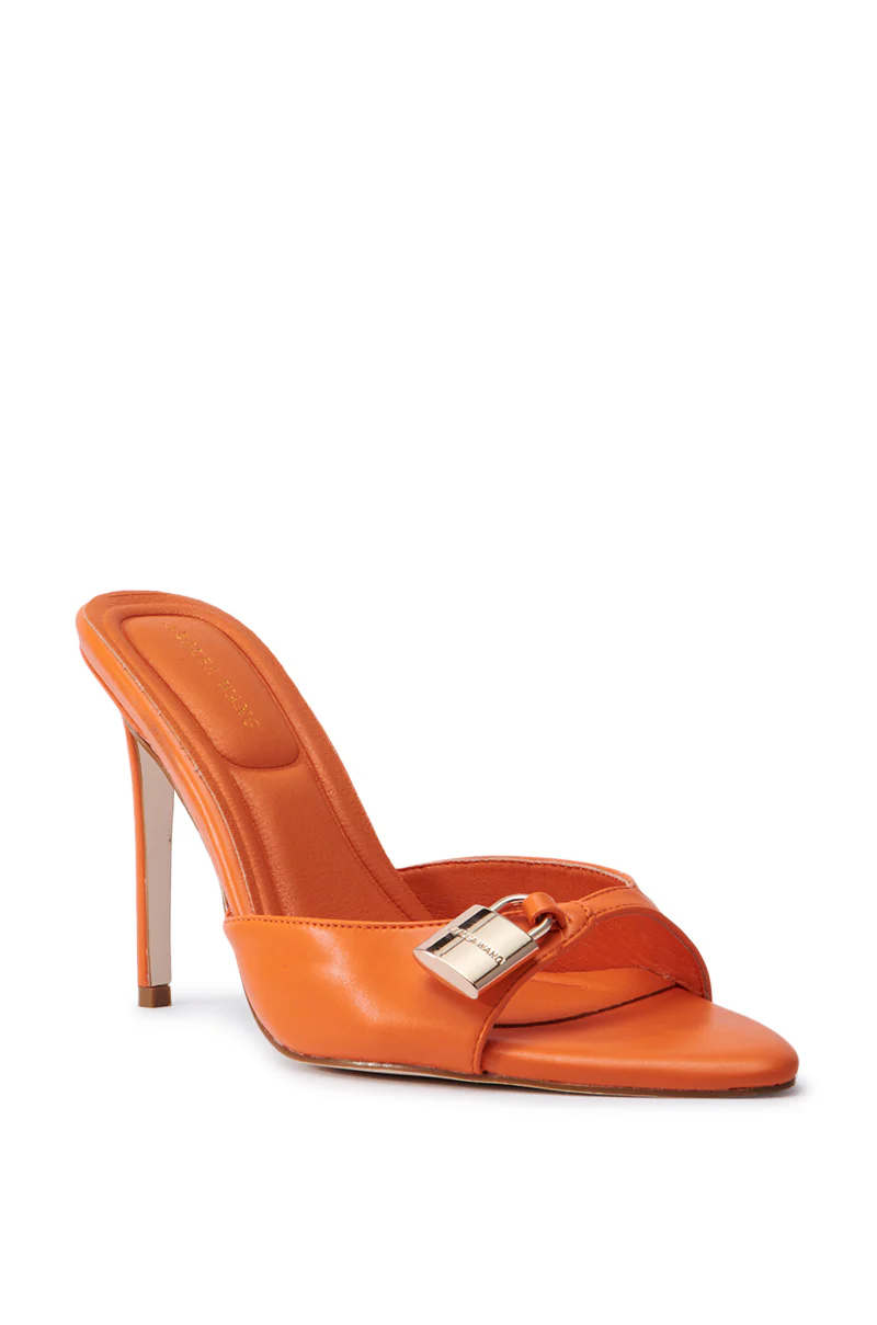 AZALEA WANG CHUG ORANGE SANDAL - Image 5