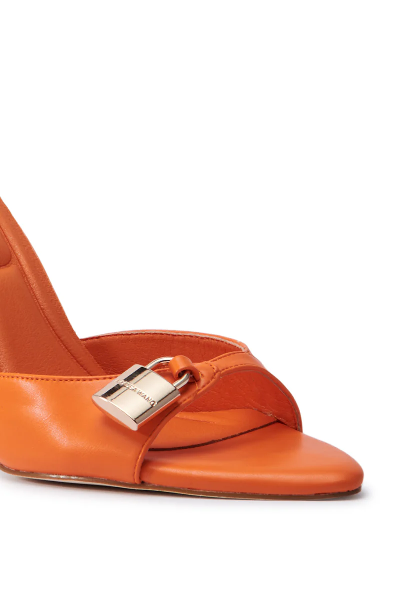 AZALEA WANG CHUG ORANGE SANDAL - Image 7