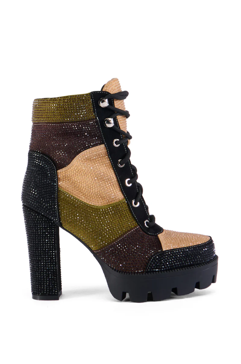 AZALEA WANG CLARET MULTI BOOTIE - Image 2