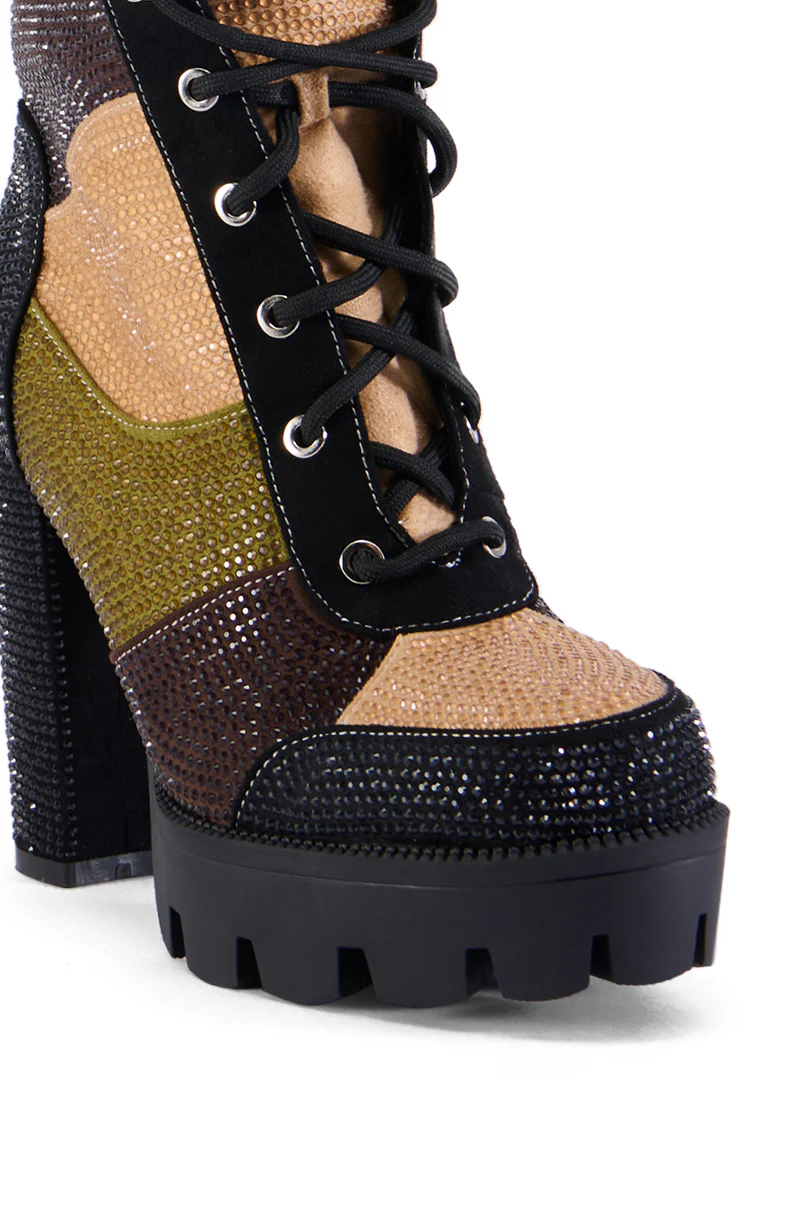 AZALEA WANG CLARET MULTI BOOTIE - Image 5