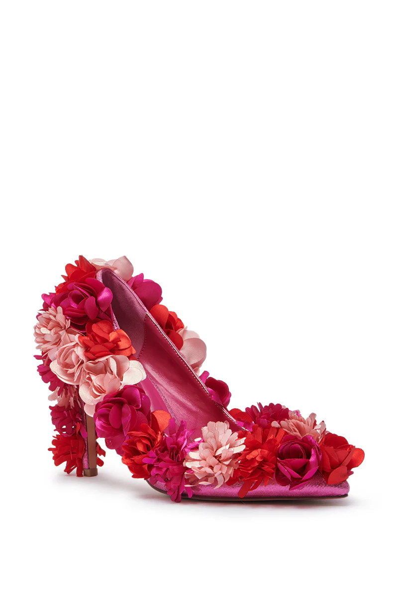 AZALEA WANG COLLIDGE MULTI FLORAL EMBELLISHED PUMP - Image 5
