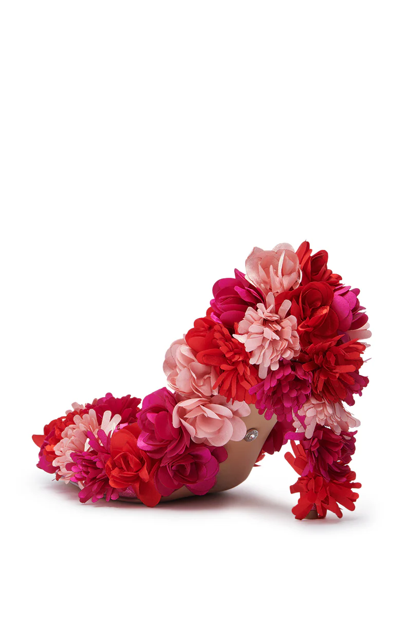 AZALEA WANG COLLIDGE MULTI FLORAL EMBELLISHED PUMP - Image 6