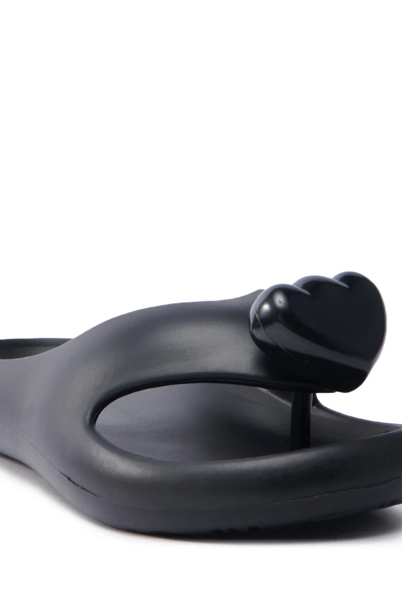 AKIRA COMPASSION BLACK SANDAL - Image 7