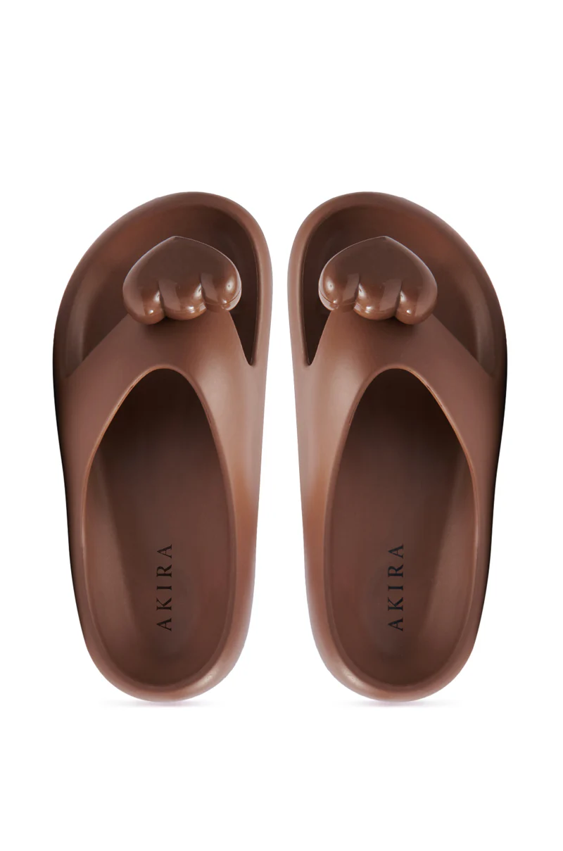 AKIRA COMPASSION BROWN SANDAL - Image 3