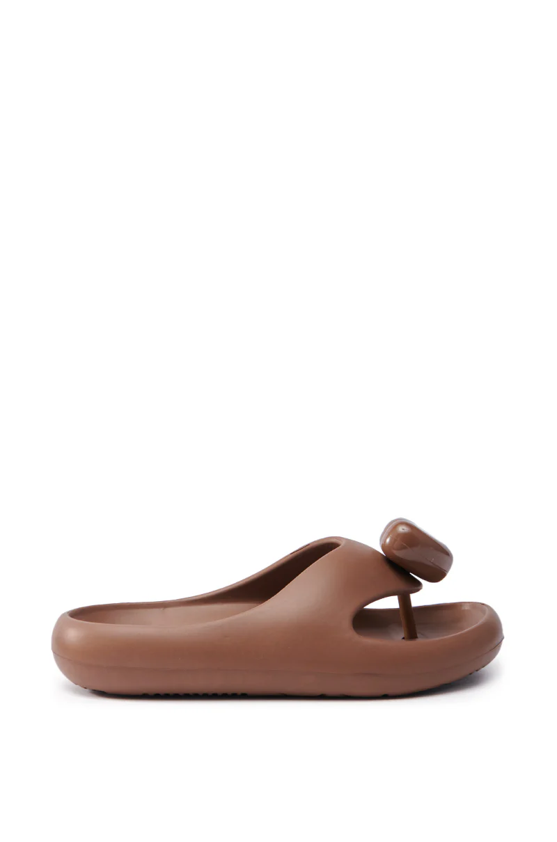 AKIRA COMPASSION BROWN SANDAL - Image 4