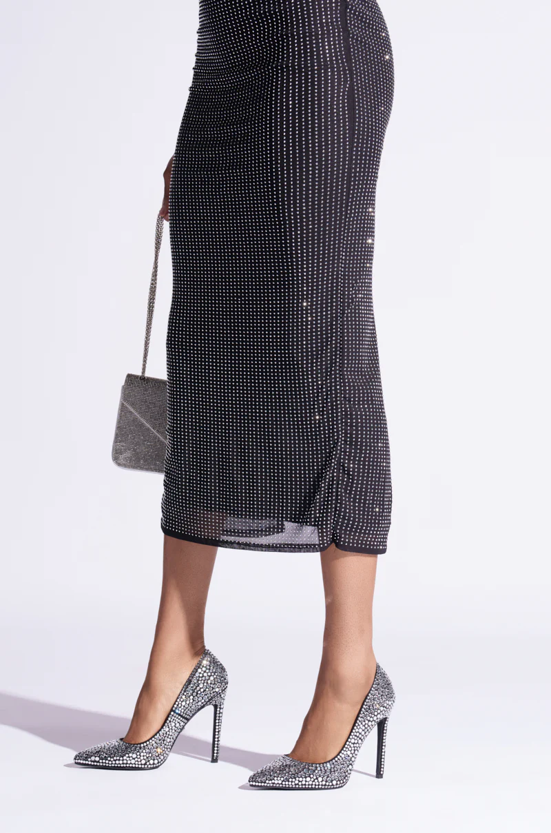 AZALEA WANG COSMOPOLITANS BLACK PUMP