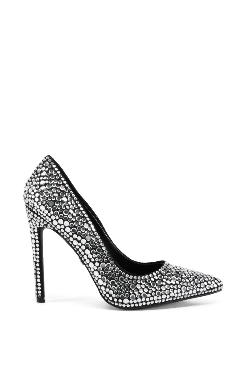 AZALEA WANG COSMOPOLITANS BLACK PUMP - Image 2