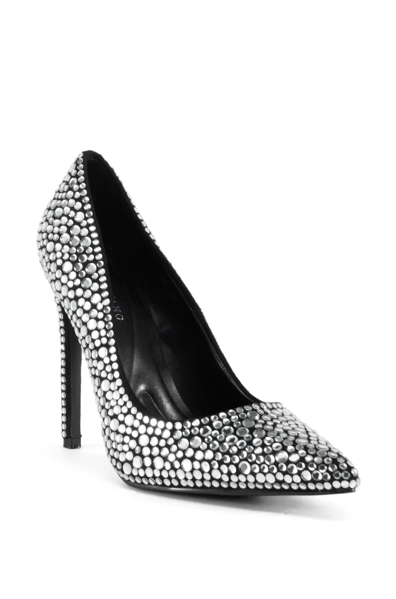 AZALEA WANG COSMOPOLITANS BLACK PUMP - Image 3