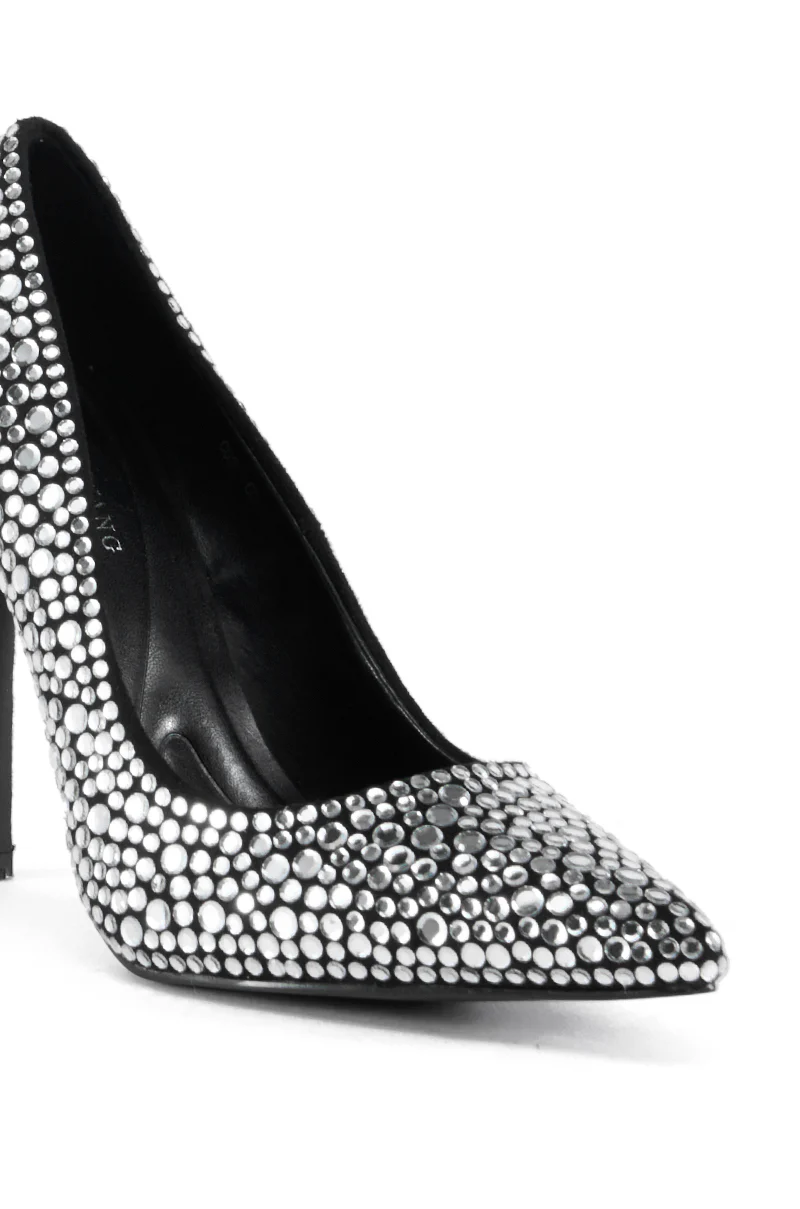 AZALEA WANG COSMOPOLITANS BLACK PUMP - Image 5