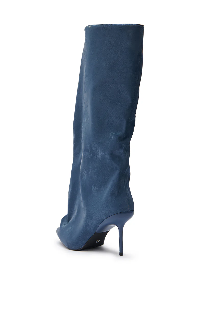 AZALEA WANG COUTURE CRAZY BLUE LUXE SHINE LOOK BOOT - Image 6