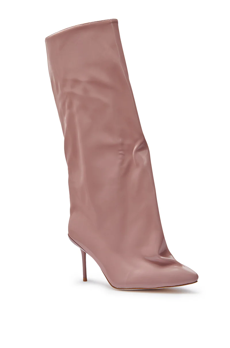 AZALEA WANG COUTURE CRAZY MAUVE BOOT - Image 5