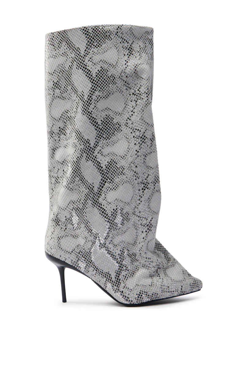 AZALEA WANG COUTURECRAZY SNAKE BOOT - Image 4