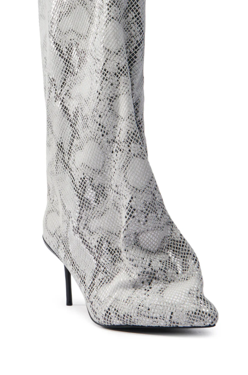 AZALEA WANG COUTURECRAZY SNAKE BOOT - Image 7