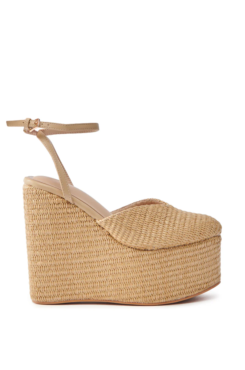 AZALEA WANG COVA BEIGE WEDGE - Image 5
