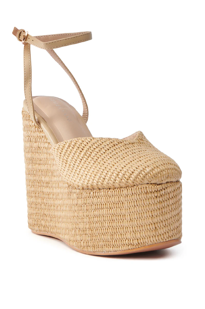 AZALEA WANG COVA BEIGE WEDGE - Image 6