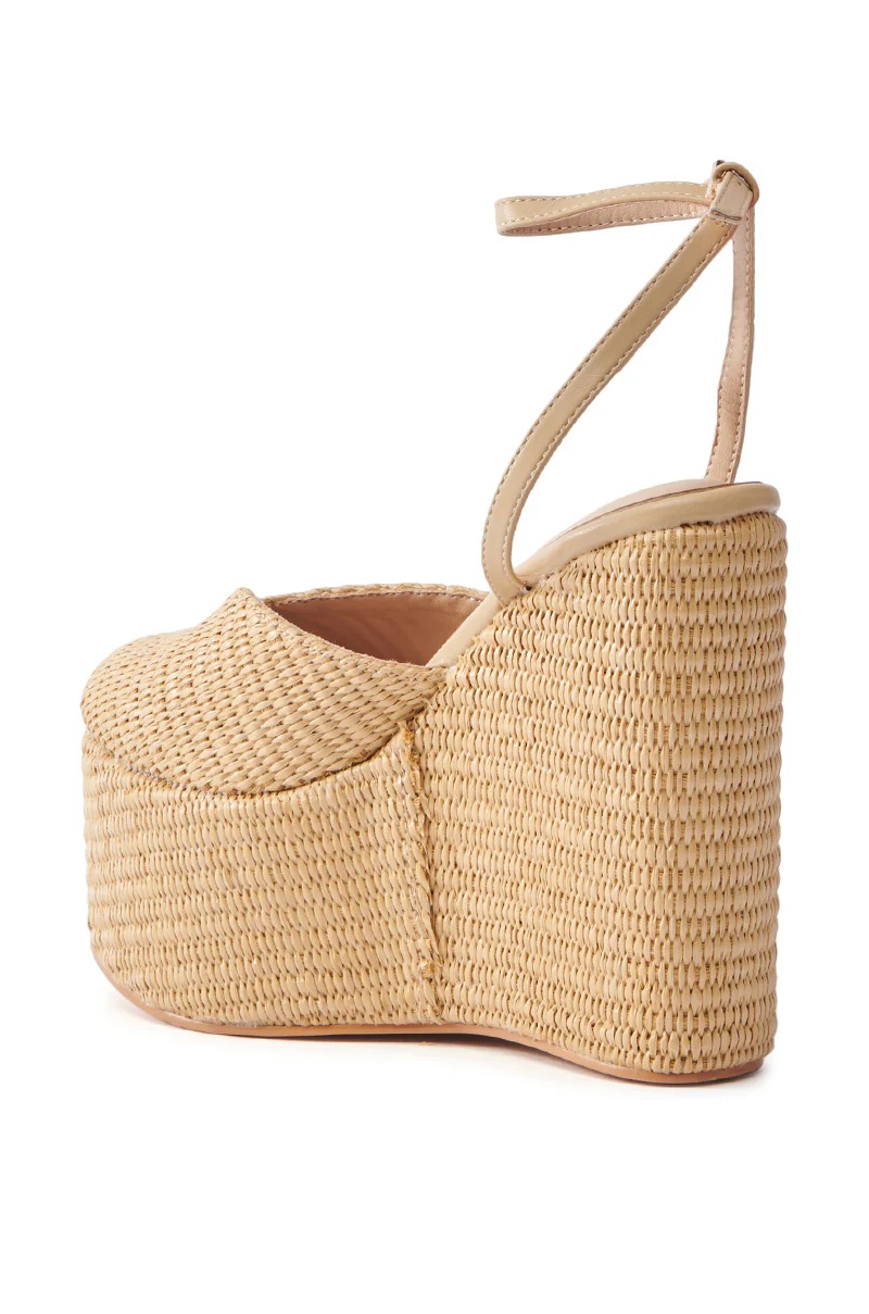 AZALEA WANG COVA BEIGE WEDGE - Image 7