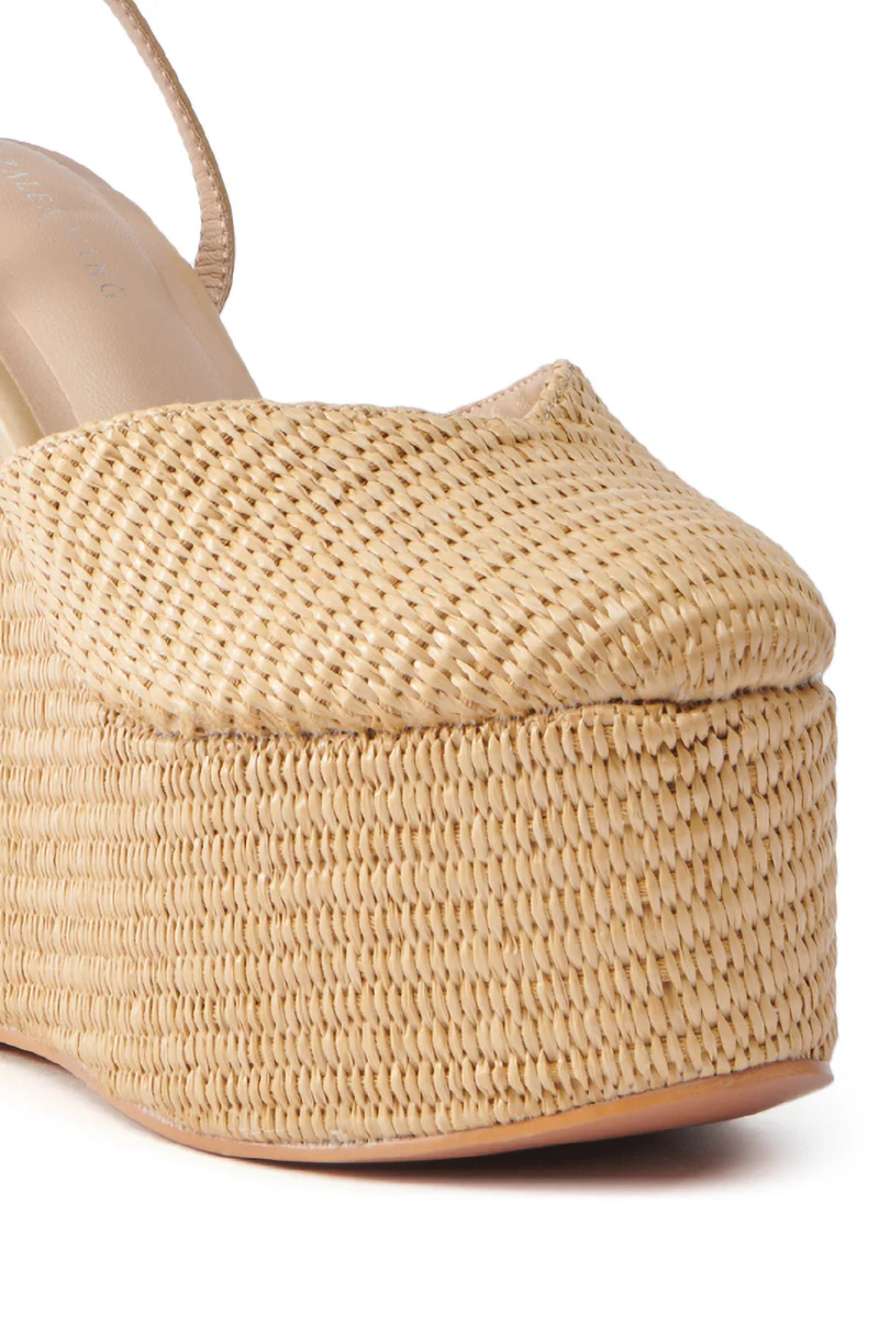 AZALEA WANG COVA BEIGE WEDGE - Image 8