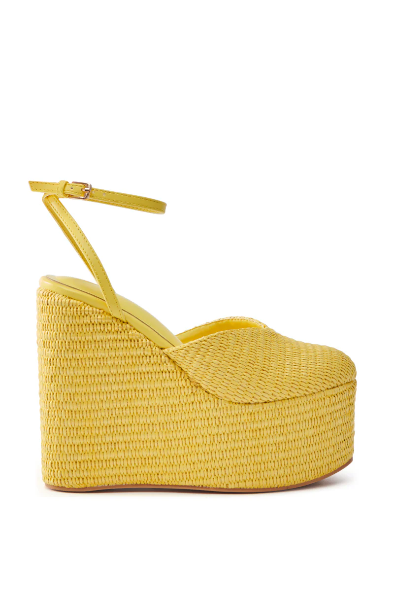 AZALEA WANG COVA YELLOW WEDGE - Image 5