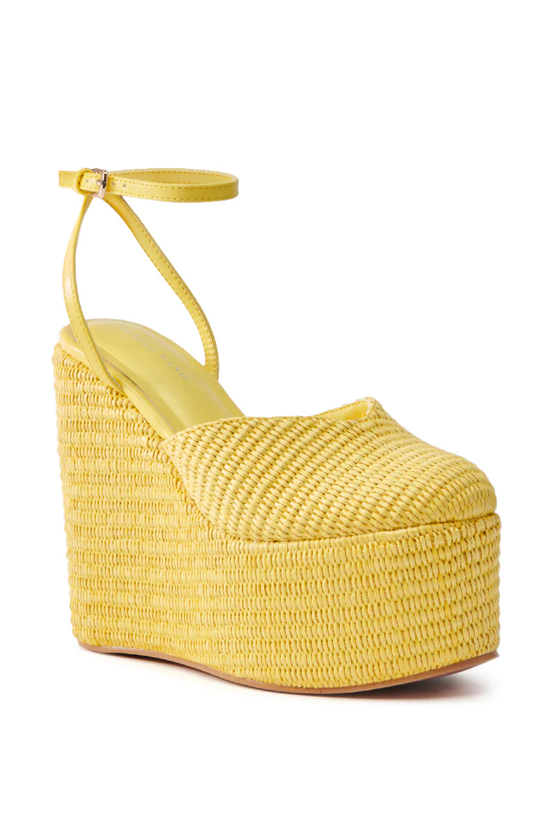 AZALEA WANG COVA YELLOW WEDGE - Image 7