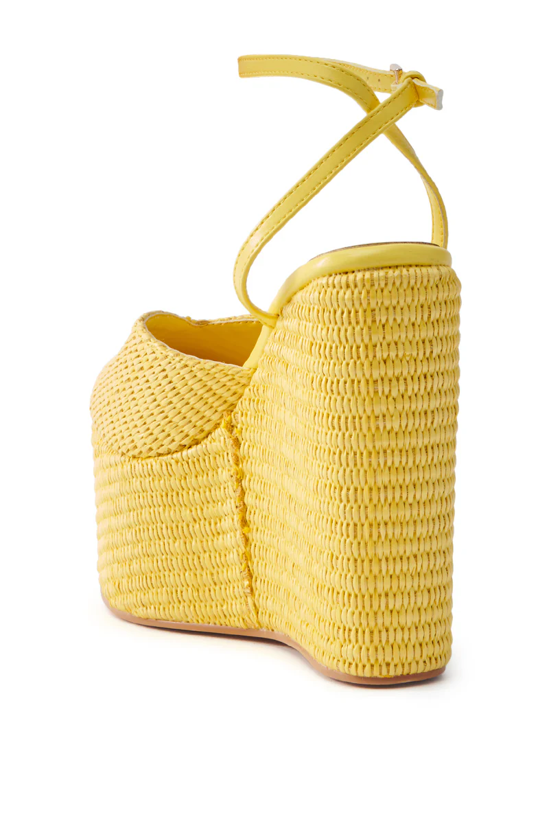 AZALEA WANG COVA YELLOW WEDGE - Image 8