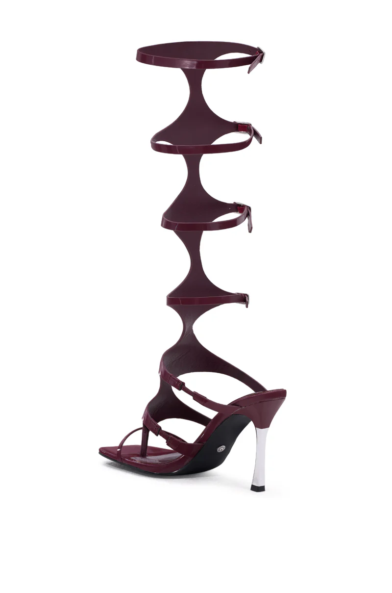 AZALEA WANG DAGON LIQUID LUXE CAGED SANDAL - Image 5