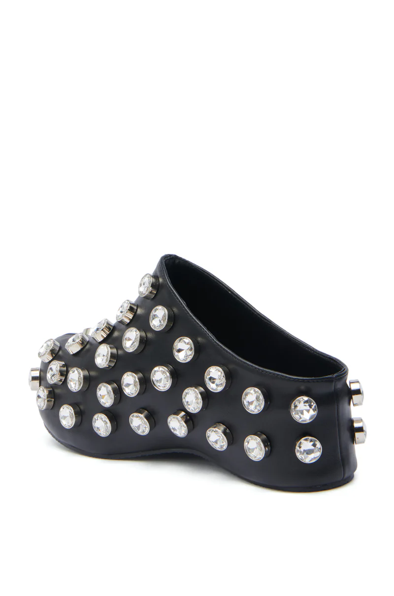 AZALEA WANG DARWIN STONE RHINESTONE EMBELLISHED CLOG - Image 5