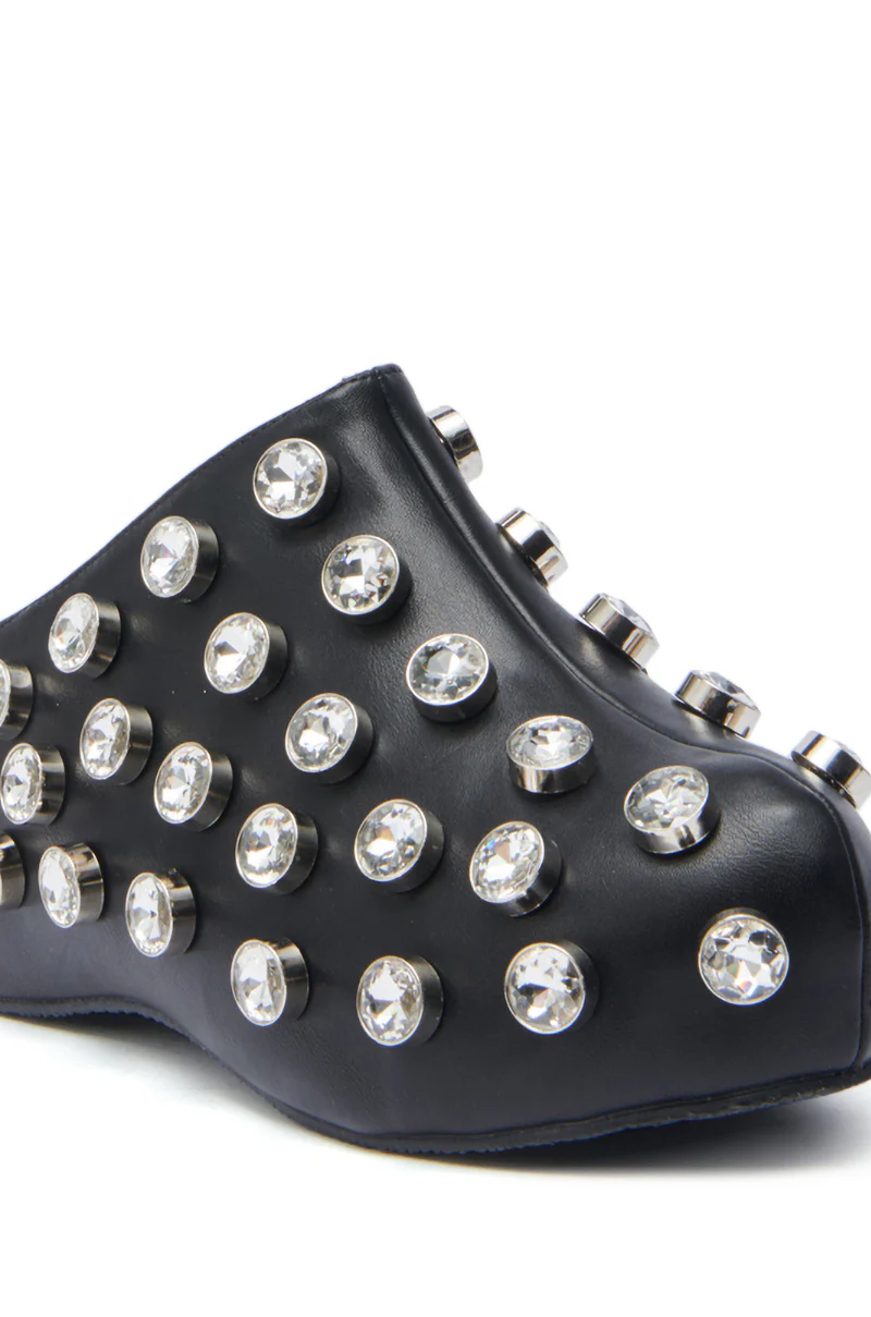 AZALEA WANG DARWIN STONE RHINESTONE EMBELLISHED CLOG - Image 6