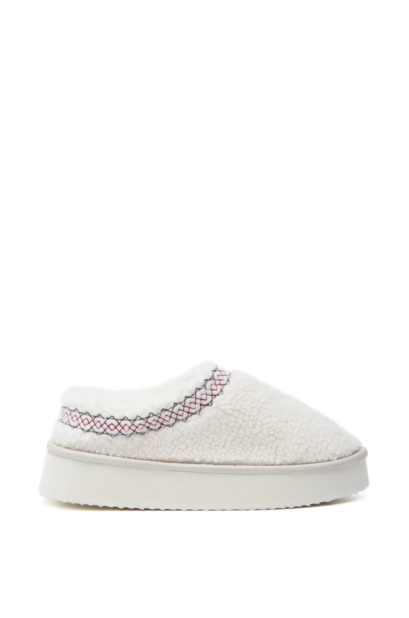 AZALEA WANG DEMARI CREAM SHERPA FLAT - Image 3
