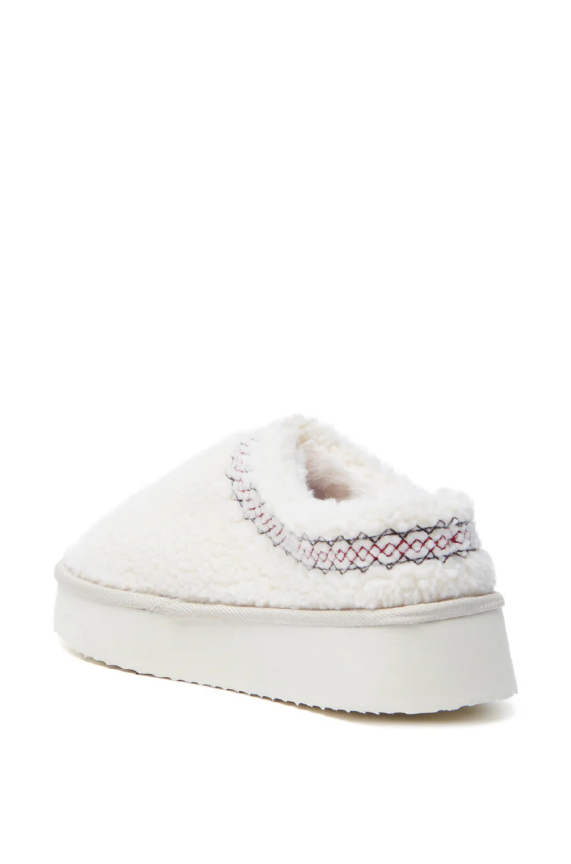 AZALEA WANG DEMARI CREAM SHERPA FLAT - Image 5