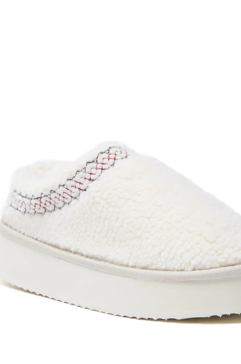 AZALEA WANG DEMARI CREAM SHERPA FLAT - Image 6